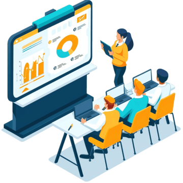 Ilustração de cursos